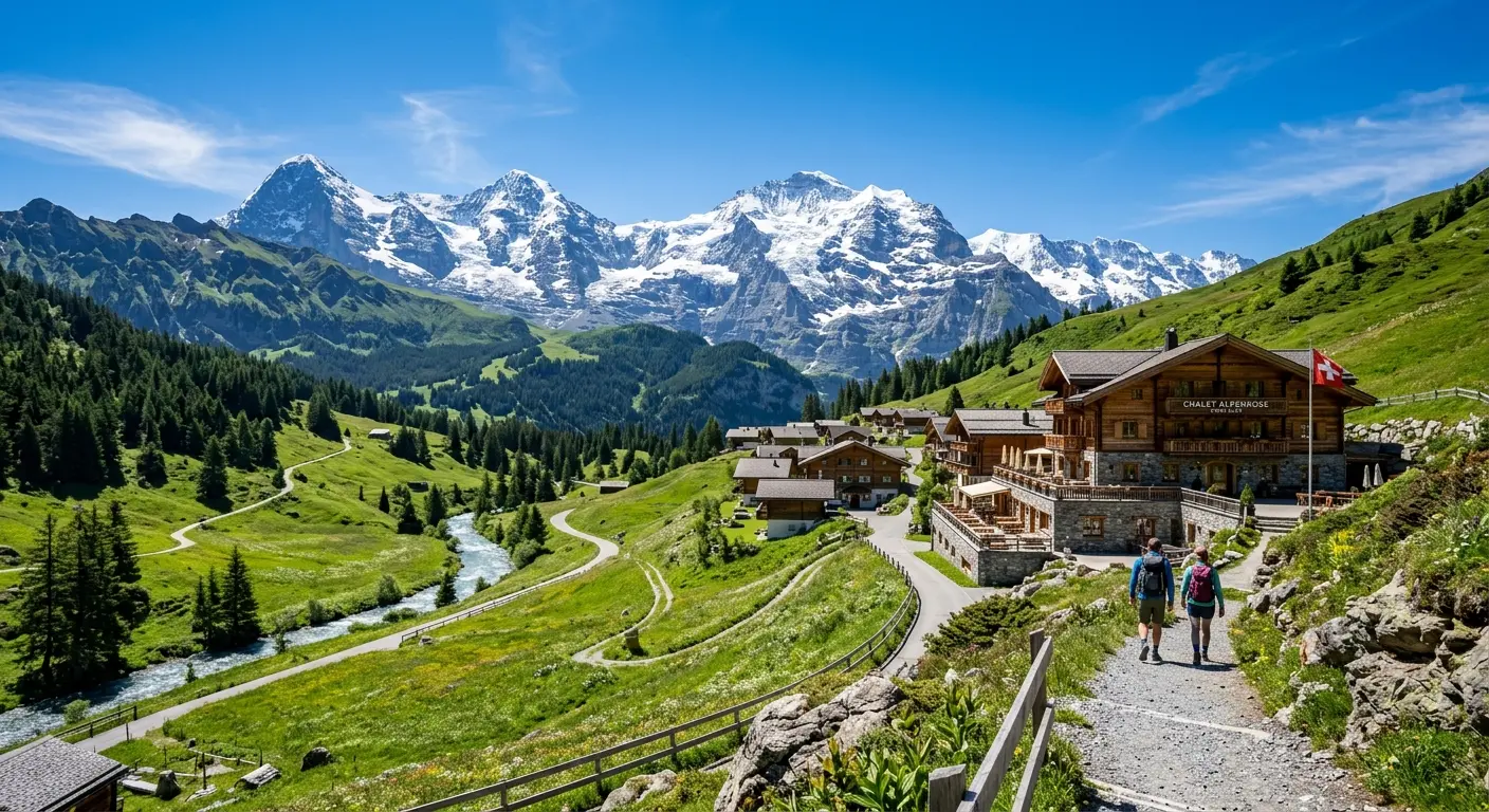 Swiss Alps chalet